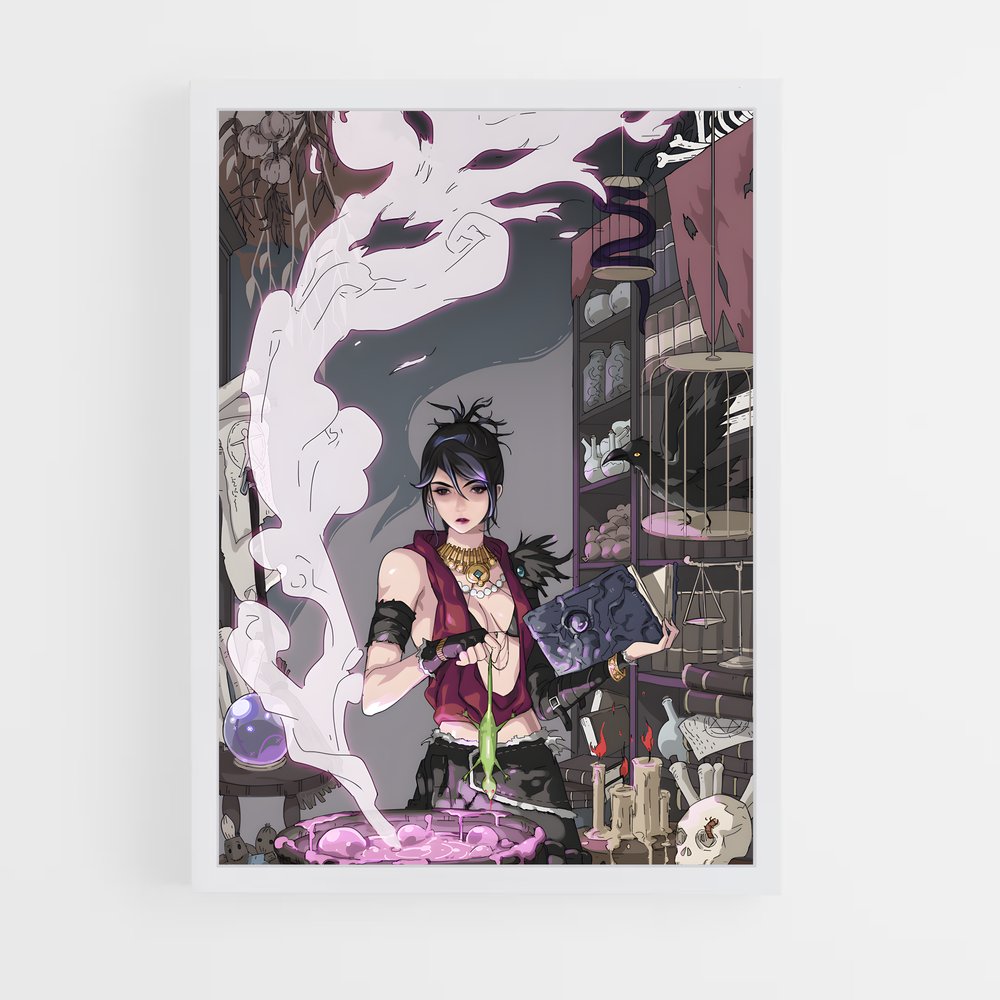 Poster Le Sanctuaire de Morrigan – affiche Dragon age (vue 3)